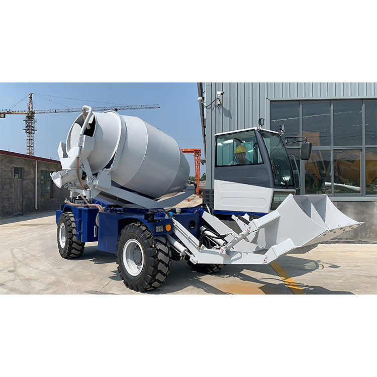 2m3 self loading concrete mixer